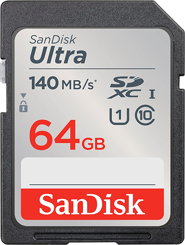کارت حافظه سندیسک  Sandisk SDXC 64GB 140MB/S Ultra U1 Class 10