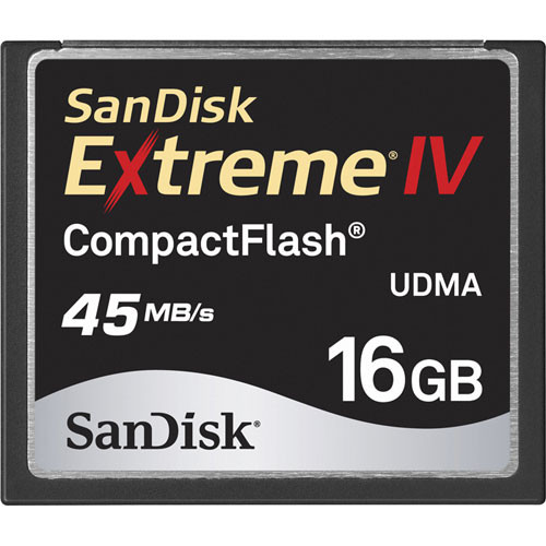 کارت حافظه سندیسک SANDISK CompactFlash CF Extreme IV 16GB (در حد نو)