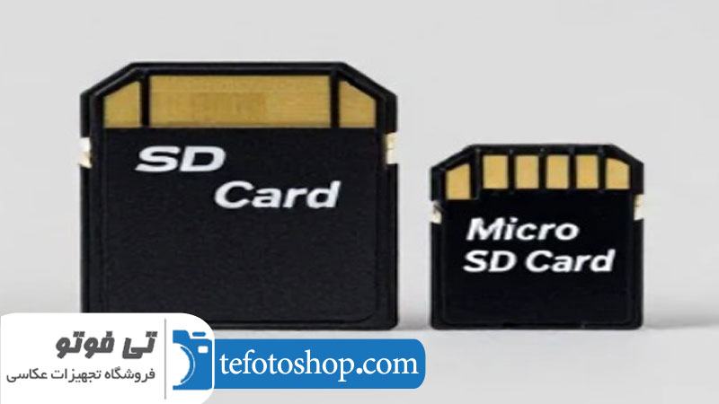 تفاوت SD Card با Micro SD Card 