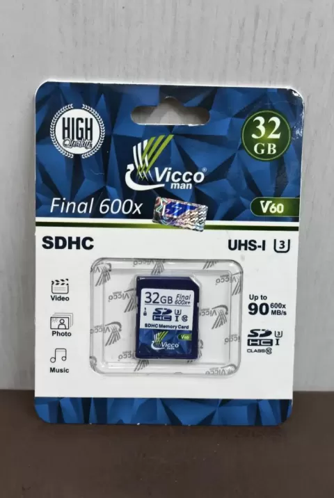کارت حافظه ویکومن viccoman SD 32GB 90 MB/S 600X U3