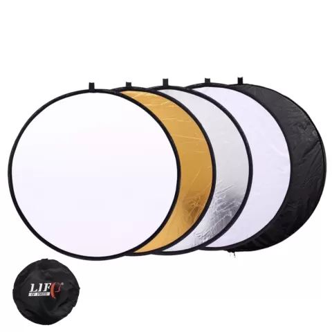 رفلکتور پنج کاره لایف Life Of Photo 5in1 Reflector 110cm
